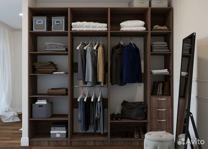 Гардеробная на заказ от производителя
