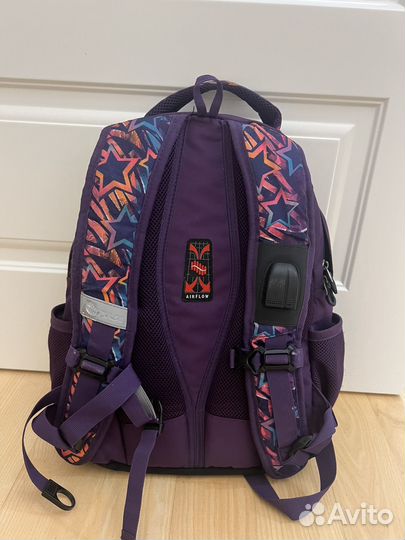 Рюкзак школьный фиолетовый