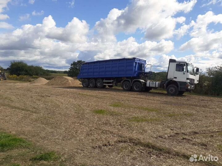 Песок, гравий, земля, доставка