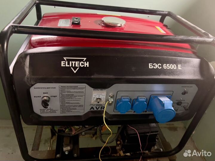 Бензогенератор Elitech бэс 6500 Е