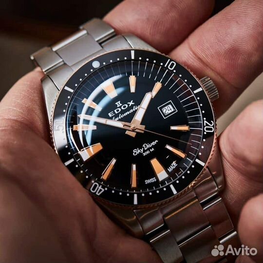 Мужские часы Edox 80126 357RNM nirb лимитка