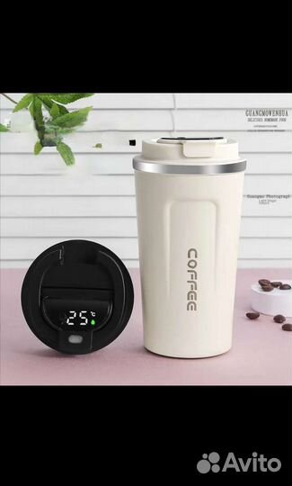 Термокружка с датчиком температуры