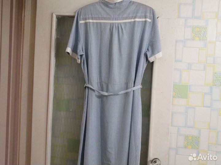 Винтажное летнее женское платье СССР 46 48