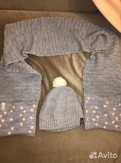 Комплект шапка, шарф