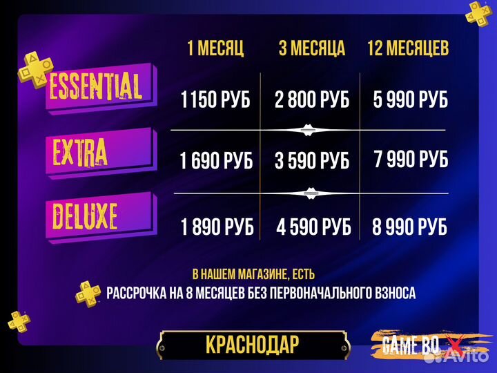 Подписка PS Plus Extra Русскоязычная + FC24