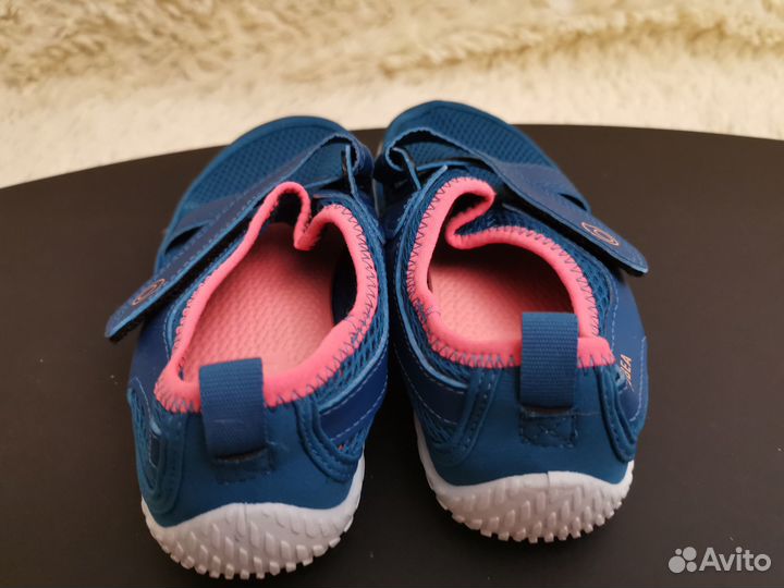 Коралловые тапочки aquashoes 500 бирюзовые subea