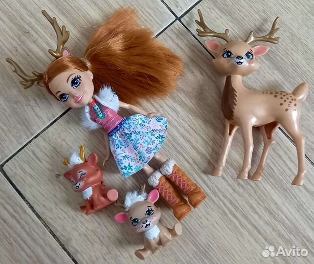 Enchantimals Северные Олени, Полярные Совы, волк