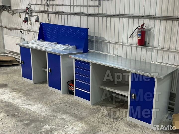 Стол верстак новый металлический вп-4.1/6м