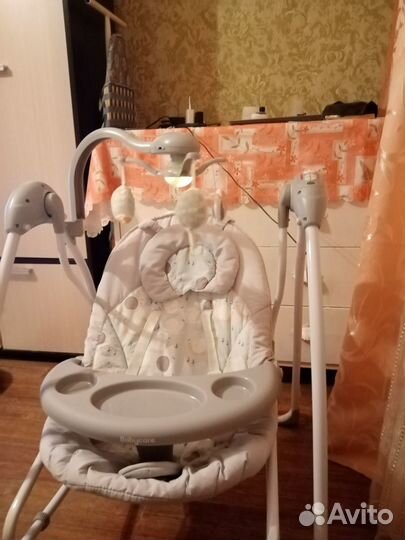 Каляска3-в1, авто кресло, электронные качели