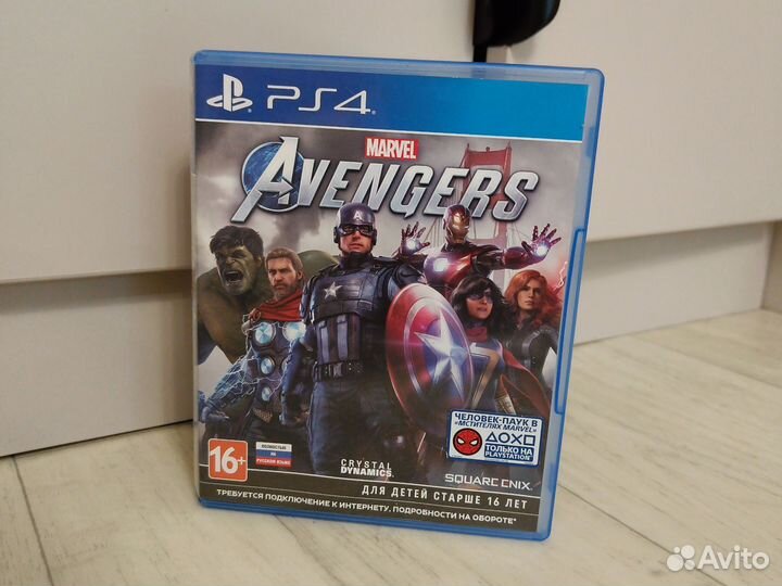 Игра для playstation ps4 marvel avengers