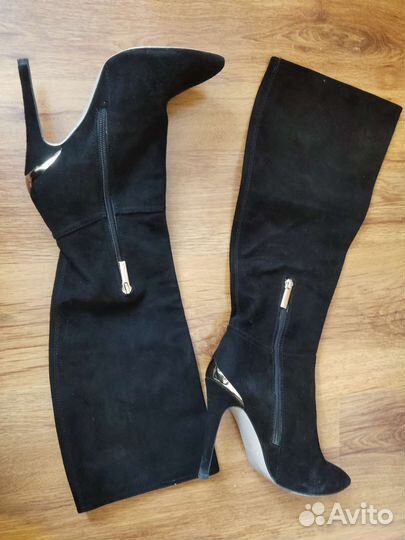 Сапоги замшевые 36 размер