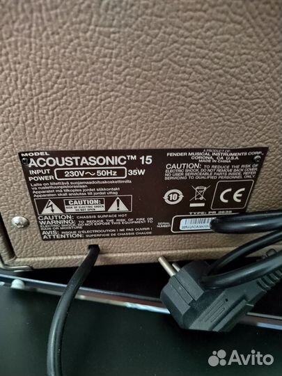 Гитарный комбоусилитель fender