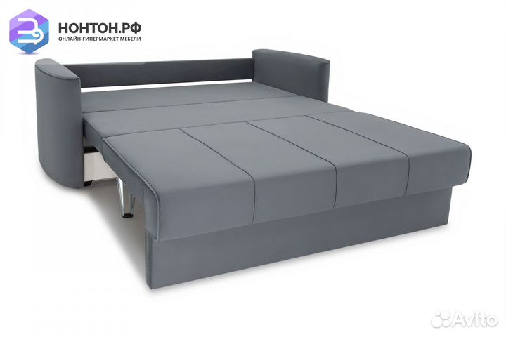 Диван еврокнижка Колибри темно-серый