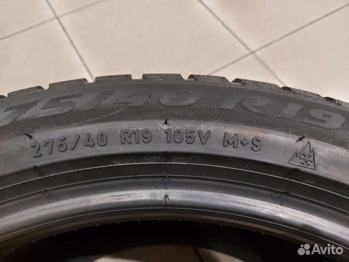 Pirelli Winter Sottozero 3 275/40 R19 и 245/45 R19