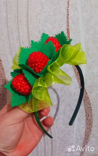 Ободок для волос ручной работы
