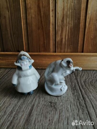 Статуэтки фарфоровые миниатюры СССР
