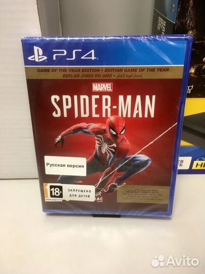 PS4 Marvel Spider-Man goty Человек-паук Издание Иг
