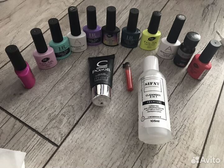 Набор для наращивания ногтей с лампой