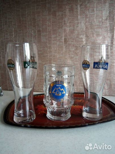 Кружки-бокалы пивные