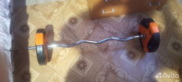 Штанга гриф блины бу