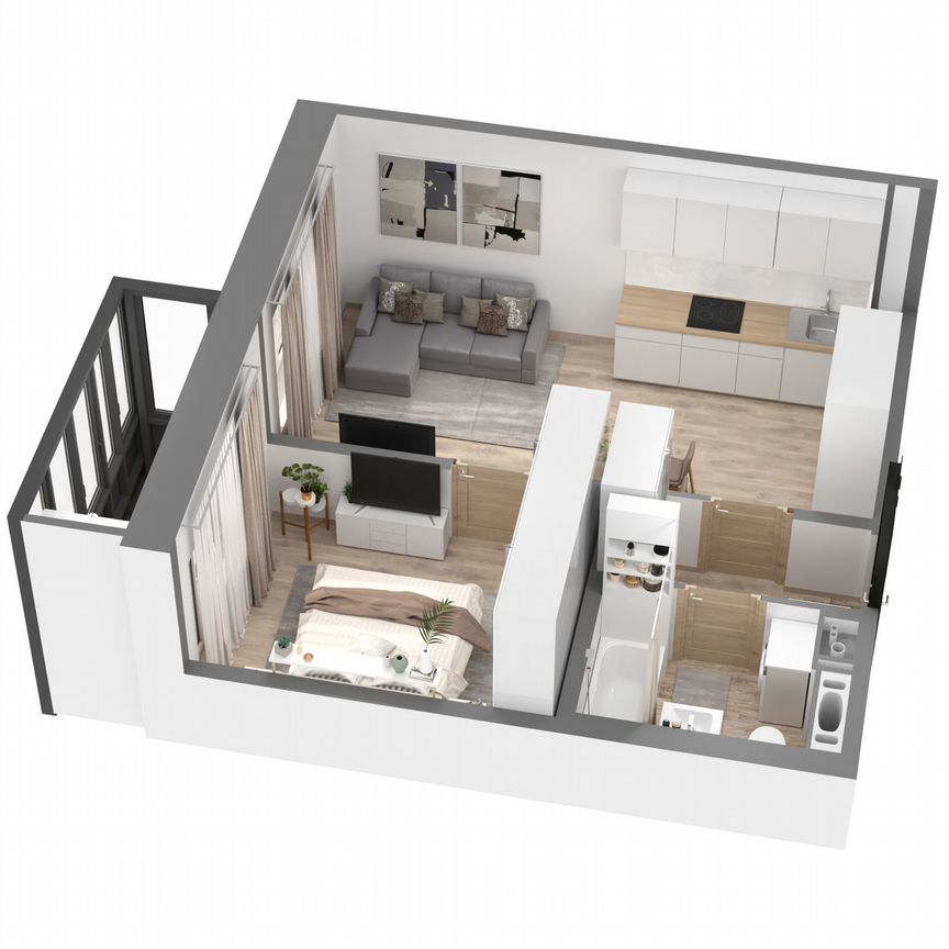 1-к. квартира, 36,2 м², 18/23 эт.