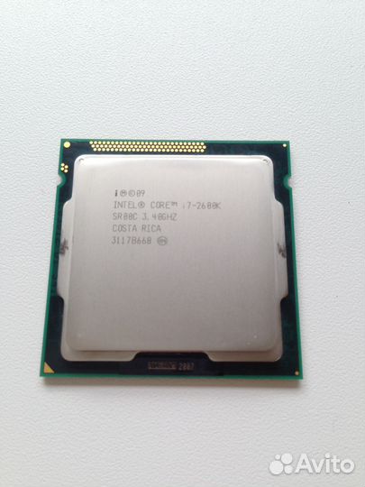 Процессор Intel Core i7 2600K, 3.4GHz, LGA1155