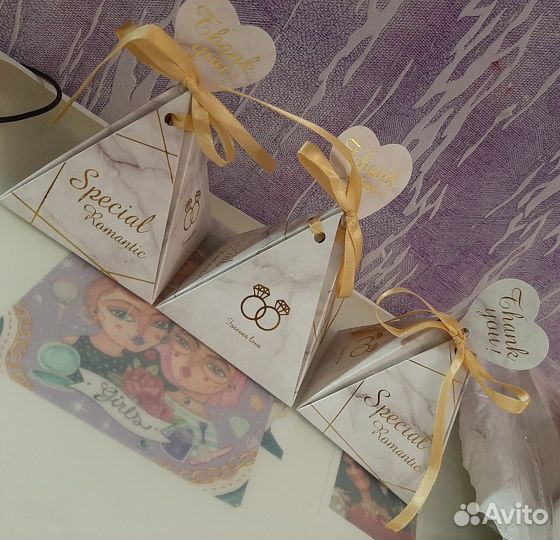 Бонбоньерки на свадьбу для гостей 19 шт