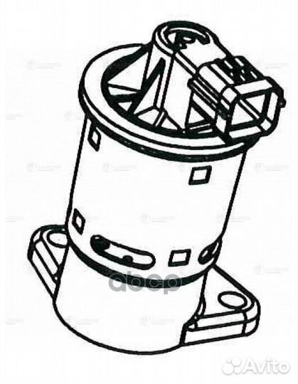 Клапан EGR chevrolet lacetti 1.4I/1.6I 02- lveg