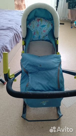 Санки коляска nika