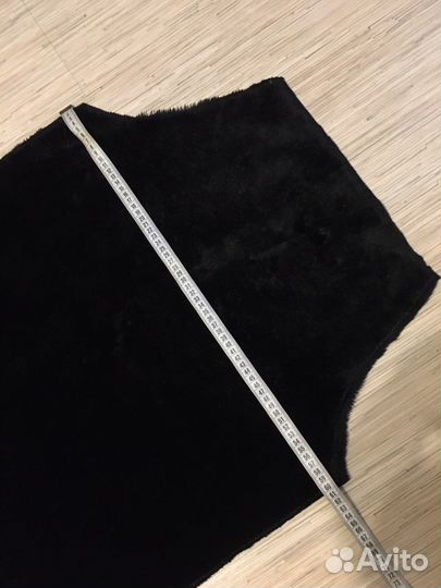 Накидка меховая черная