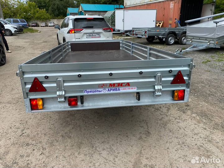 Прицеп 817717.025 для УАЗ с тентом 50см. Оцинкован