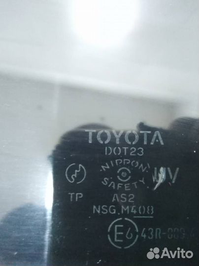 Стекло двери задней правой Toyota Camry V40 2006-2011