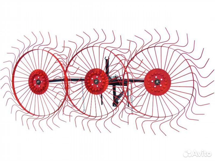 Грабли-ворошилка колесно-пальцевая для мотоблоков