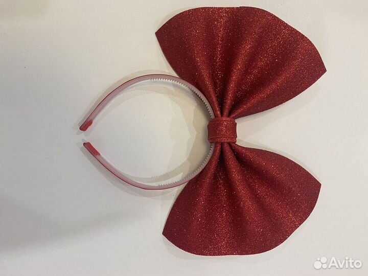 Ободок для волос ручной работы бант