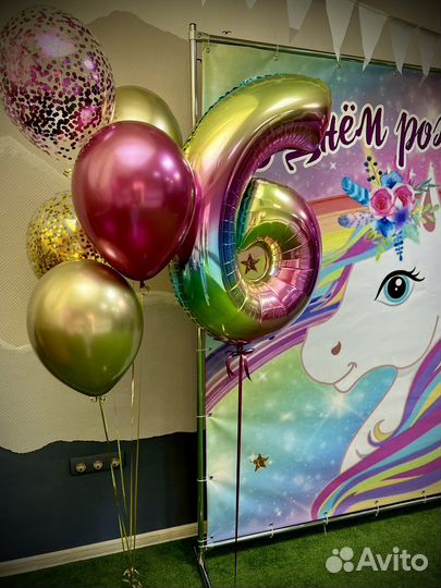 Банер на день рождения фотозона