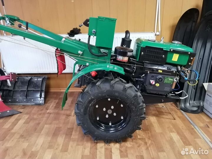 Мотоблок дизельный файтер 81 DE + почвофреза