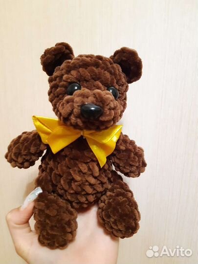 Вязанные ёлочные игрушки