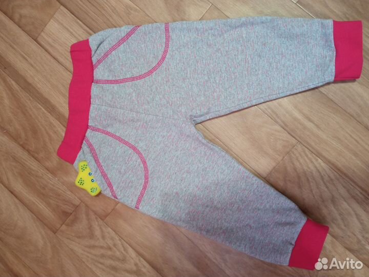 Бронь Тёплые штаны брюки для двойни 80