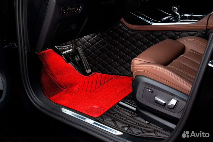 3D Коврики Audi Салон Багажник из Экокожи