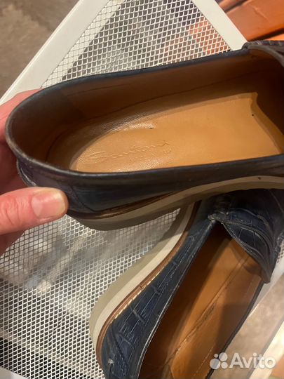 Лоферы женские santoni оригинал