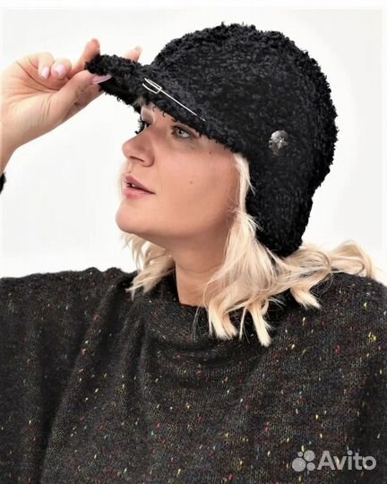 Кепка бейсболка женская зимняя осенняя 58-60