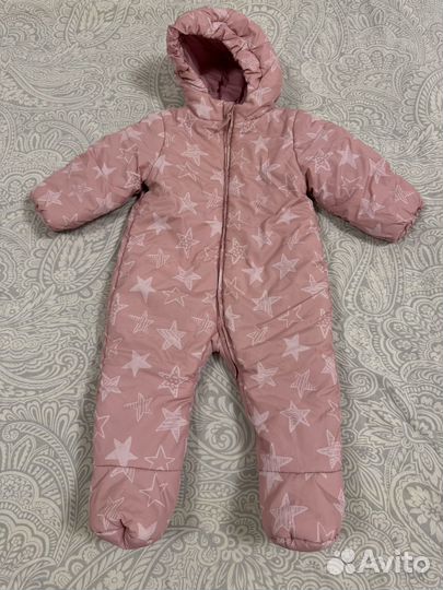 Комбинезон baby go 80 демисезонный розовый