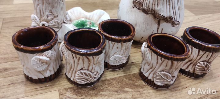 Набор посуды (стопки и графин)