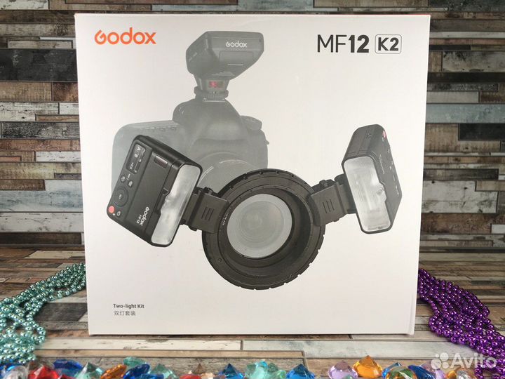 Godox MF12 K2+Godox X2T TTL для Canon+кронштейн
