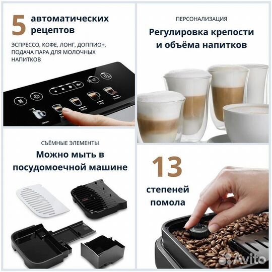 Кофемашина DeLonghi ecam290.31.SB (новая,гарантия)