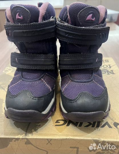Ботинки зимние Viking р. 28 для девочки