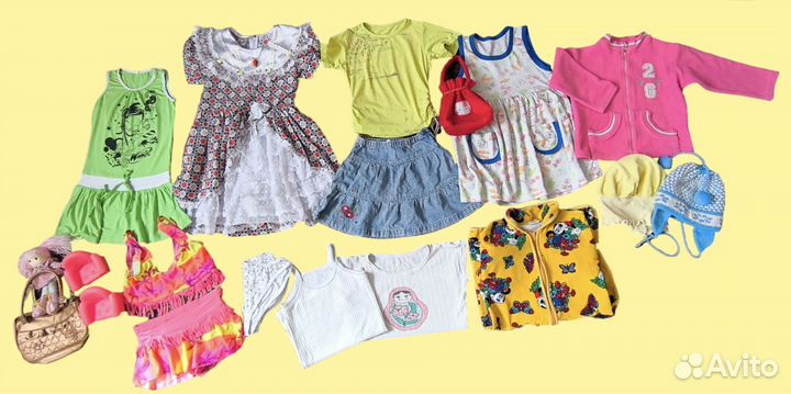 Вещи пакетом на девочку 98 104 (3-4 года)