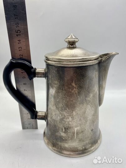 Кофейник мельхиор, Кольчугино, СССР