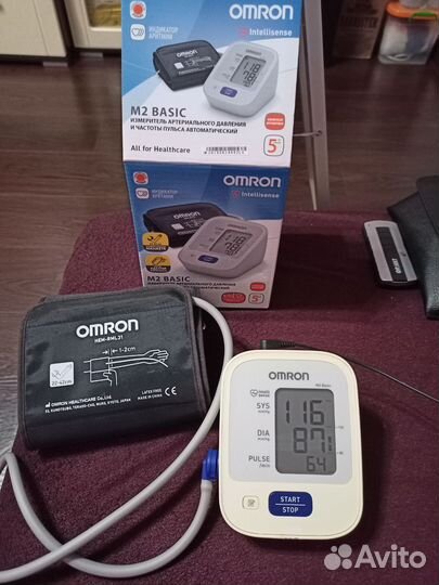 Тонометр omron m2 basic