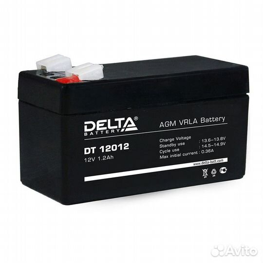 Аккумулятор 12012 Delta DT 12В 1,2 А/ч